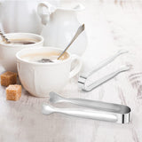 Mini Serving Tongs, 18-Packs Stainless Steel, 4.3inch, Kitchen / Appetizers Tongs for Coffee Bar, Tea / Desserts Party, Sugar and Ice Bucket