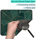 Mouse Pad com base de borracha antiderrapante, borda costurada, textura premium, mouse pad para jogos à prova d'água para mouse sem fio, computadores, laptop, escritório, 10,2 x 8,3 pol. 