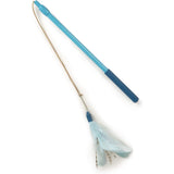 Brinquedo para gatos Frisky Flyer Feather Wand, extensível até 24" 