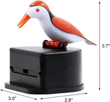 Little bird toothpick dispenser, creative push-type toothpick bird dispenser, toothpick holder. (black)