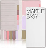 Sticky Notes Set, Divider Sticky Notes 410 Packs Planner Sticky Note Dividers Tabs with Color Coding for School Supplies, Office Supplies, Book Notes