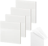 Notas adesivas transparentes - Notas adesivas transparentes 3x3 polegadas, à prova d'água, autoadesivas, translúcidas, para anotações em livros, notas adesivas transparentes para escola e escritório (200 folhas) 