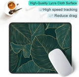 Mouse Pad com base de borracha antiderrapante, borda costurada, textura premium, mouse pad para jogos à prova d'água para mouse sem fio, computadores, laptop, escritório, 10,2 x 8,3 pol. 