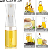 Pulverizador de óleo para cozinhar - 200ml Vidro Azeite de oliva Pulverizador Mister, Garrafa de spray de azeite, Utensílios de cozinha Acessórios para Air Fryer, Óleo de canola Spritzer, Amplamente utilizado para fazer salada, assar, fritar, churrasco4 